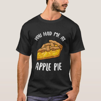 アップルパイのデザートのアップルラバーアップル Tシャツ