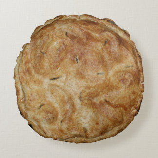アップルパイの円形の枕 ラウンドクッション