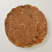 アップルパイの円形の枕 ラウンドクッション (裏面)