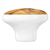 アップルパイの格子皮の陶磁器のノブ セラミックノブ (側面)