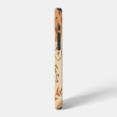 アップルパイの秋:ビンテージグラフィック iPhoneケース (左側面)