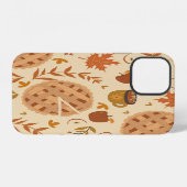 アップルパイの秋:ビンテージグラフィック iPhoneケース (裏面横)