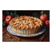 アップルパイインスパイア絵を描ヴィンテージ ポスター (正面)