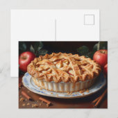 アップルパイインスパイア絵を描ヴィンテージ ポストカード (正面/裏面)