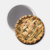 アップルパイクラスト現実的 マグネット (正面/裏面)