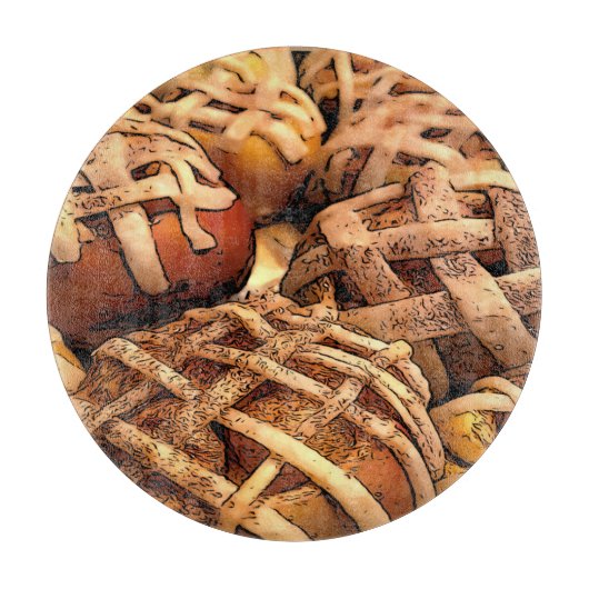 アップルパイタルト カッティングボード (正面)