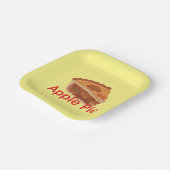 アップルパイデザートパーティー ペーパープレート (傾斜あり)