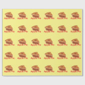 アップルパイデザート ラッピングペーパー (フラット)