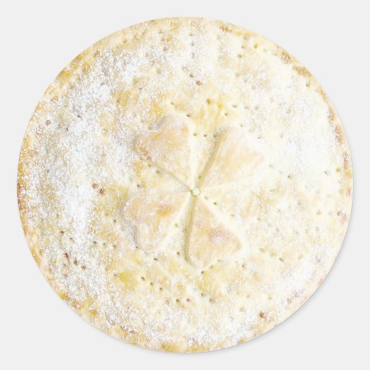 アップルパイフードデザートシール ラウンドシール (正面)