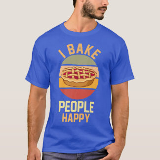 アップルパイベイカーベーキングフードラバーグルメI Bake Pe Tシャツ