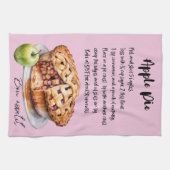 アップルパイベーキングレシピ キッチンタオル (横)