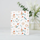 アップルパイラバーパターン ポストカード (スタンド正面)