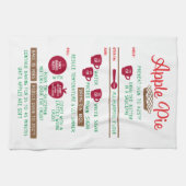 アップルパイレシピギフトティーキッチンタオル キッチンタオル (横)