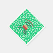 アップルパイレシピ パーソナライズされた スタンダードカクテルナプキン (角)