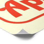 アップルパイレトロエステティックディナープロモーションポスター ポスター (角)