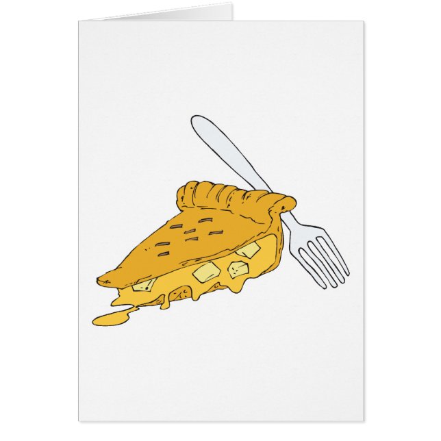 アップルパイ一切れ (正面)