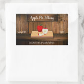 アップルパイ塗り缶詰ラベル 長方形シール (バッグ)