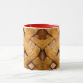 アップルパイ格子クラスト赤茶色デザート マグカップ (中央)