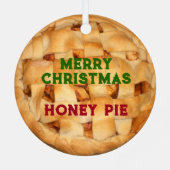 アップルパイ焼いた メタルオーナメント (裏面)
