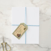 アップルパイ長方形 ギフトタグ (より糸つき)