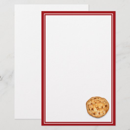 アップルパイ 便箋 (正面/裏面)