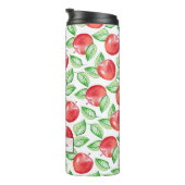 アップルパターンパーソナライズされた先生 タンブラー (回転右)