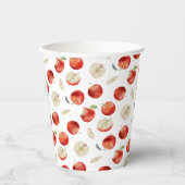 アップルパターンベビーシャワー 紙コップ (正面)