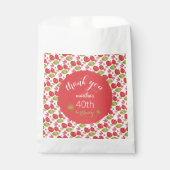 アップルパターン水彩手絵を描形 フェイバーバッグ (正面)