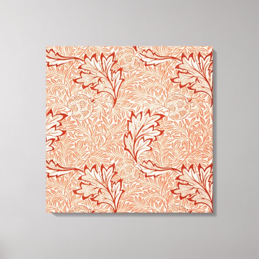 アップルパターン(William Morris著) キャンバスプリント (正面)