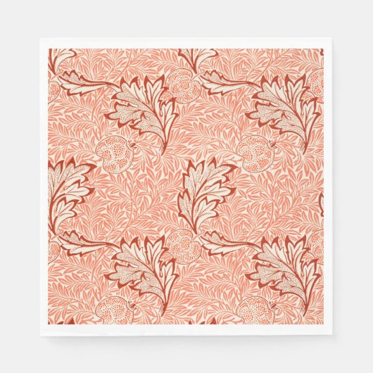 アップルパターン（William Morris著） スタンダードランチョンナプキン (正面)