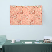 アップルパターン（William Morris著） 横断幕 (トレードショー)