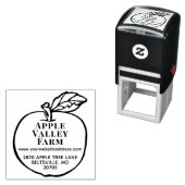 アップルパーソナライズされたグローワーズオーチャード差出人住所 セルフインキングスタンプ (インサイチュ)