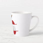 アップルパーソナライズされた先生のマグ カフェラテマグ (右)