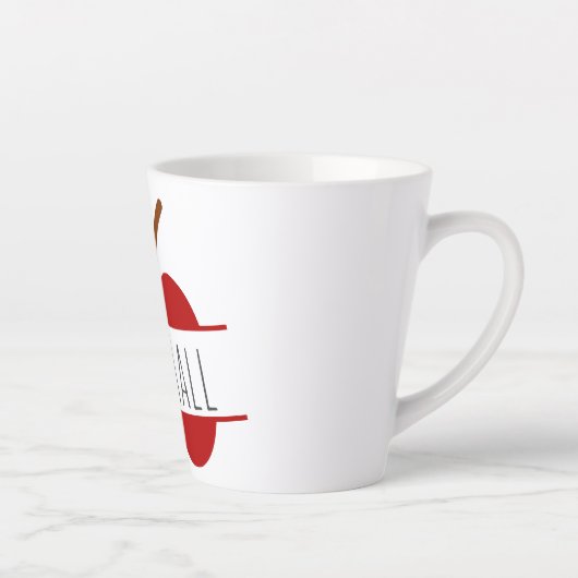 アップルパーソナライズされた先生のマグ カフェラテマグ (右)