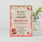 アップルパーティの招待状 招待状 (スタンド正面)