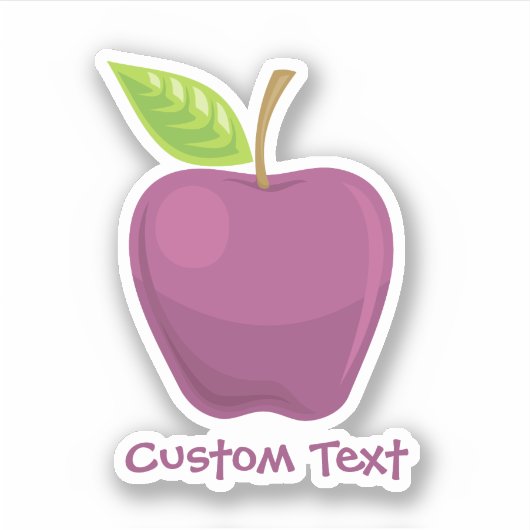アップルパープル シール (正面)