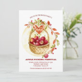 アップルピッキングフェスティバル招待状 招待状 (スタンド正面)