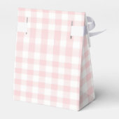 アップルピンクの弓プレイドの最初の誕生日 フェイバーボックス (裏面サイド)