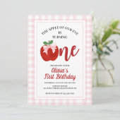 アップルピンクボウ名門私立校風のコケット1歳 招待状 (スタンド正面)