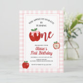 アップルピンクボウ名門私立校風のコケット1歳 招待状 (スタンド正面)