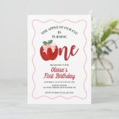 アップルピンクボウ名門私立校風のコケット1歳 招待状 (スタンド正面)