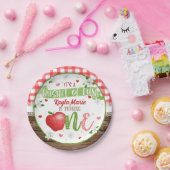 アップルファースト誕生日プレート – ブッシェルおもしろい ペーパープレート (パーティー)