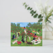 アップルファームラブラドール ポストカード (スタンド正面)