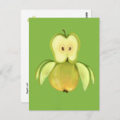 アップルフクロウ ポストカード (正面/裏面)