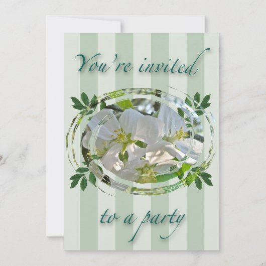 アップルフラムスパーティの招待状 招待状 (正面)