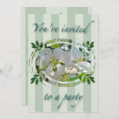 アップルフラムスパーティの招待状 招待状 (正面/裏面)