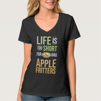 アップルフリッター レシピ ドーナツ パン グルテンフリー ベジタリアン Tシャツ