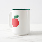 アップルフルーツアップル ツートーンマグカップ (正面左)