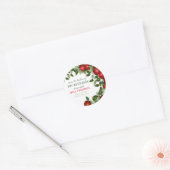 アップルフルーツキャニング | Jam Jarラベル ラウンドシール (封筒)