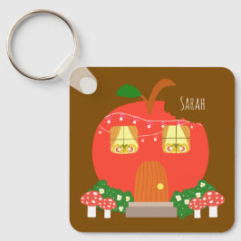 アップルフルーツフロッグハウス キーホルダー